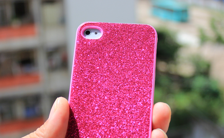 iPhone4 4S glitter case - details 4